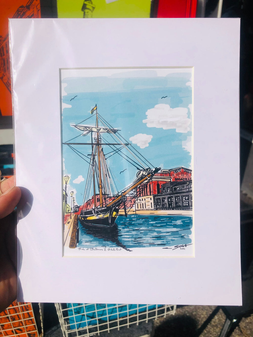 Pride of Baltimore 2 docked at Fells Point
